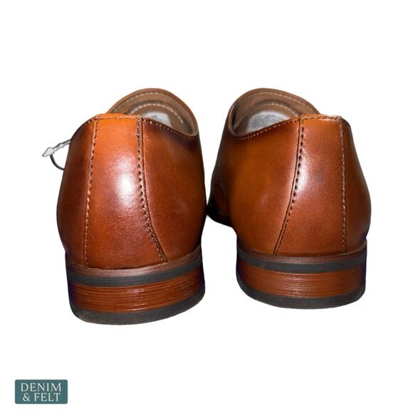 NEW‎ La Milano Clark Cognac Double Monk Strap Cap Toe Dress Shoes Leather Formal main image 4